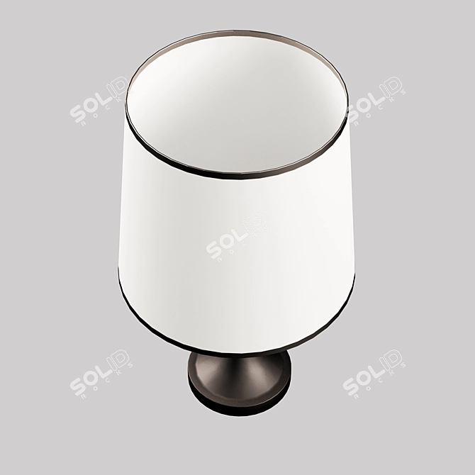 Elegant Table Lamp Set 3D model image 1