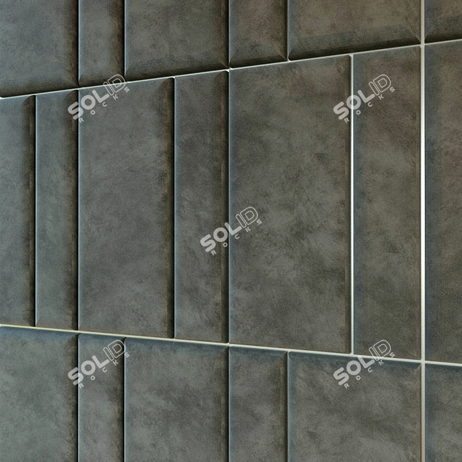 Metallic Molding Soft Panel 3D model image 2