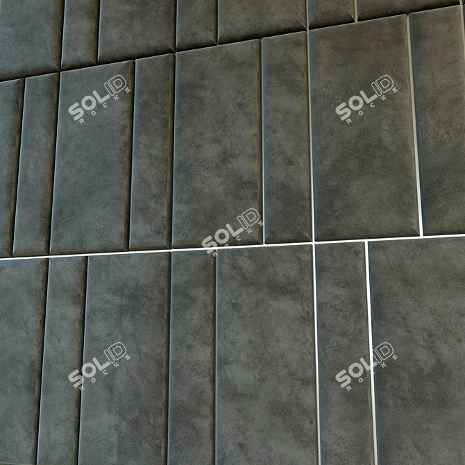 Metallic Molding Soft Panel 3D model image 3