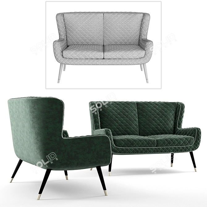 Sleek Sofa Dolly: Elegant, Efficient, Easy! 3D model image 3