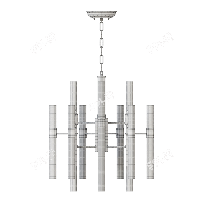 MW-Light Alghero Chandelier 3D model image 3