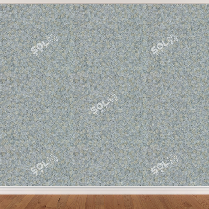 Seamless Wallpaper Set - 3 Colors 3D model image 2