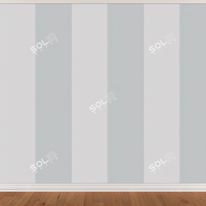 Seamless Wallpaper Set 196 (3 Colors) 3D model image 2