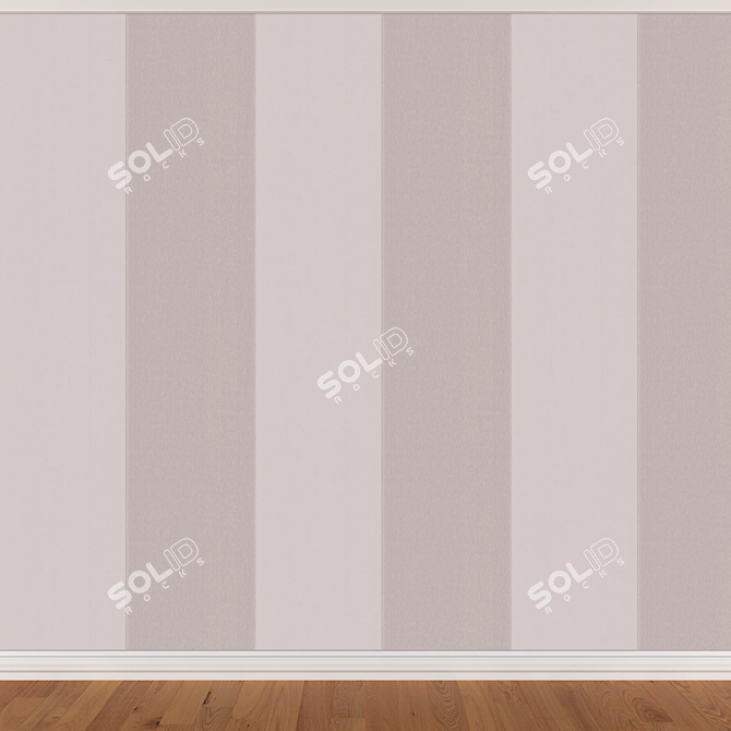 Seamless Wallpaper Set 196 (3 Colors) 3D model image 3