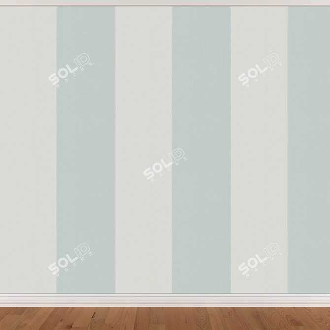 Seamless Wallpaper Set 197 (3 Colors) 3D model image 2