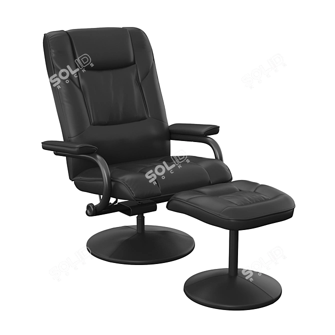ErgoFlex Mesh Office Chair 3D model image 2