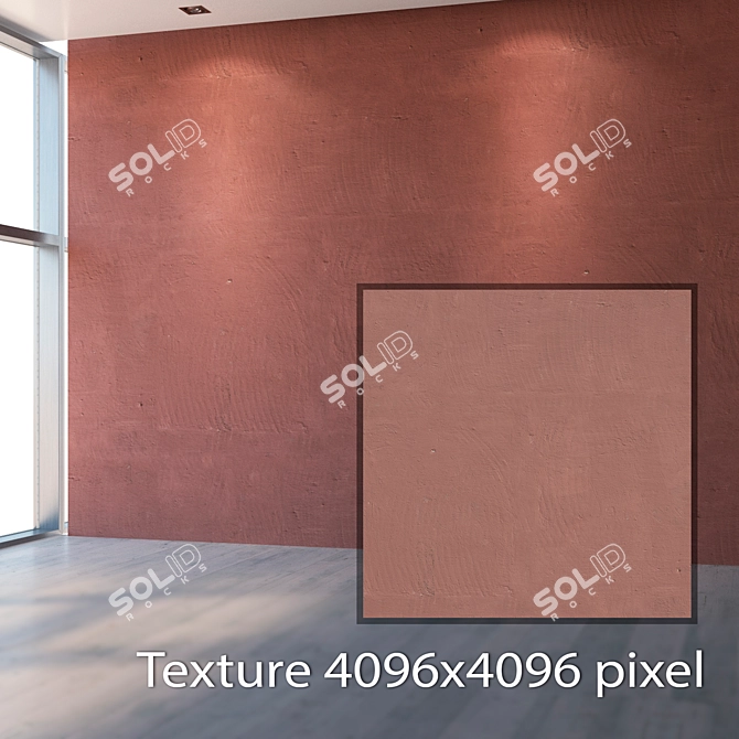 Seamless Stucco Texture: High Resolution and Detail 3D model image 2