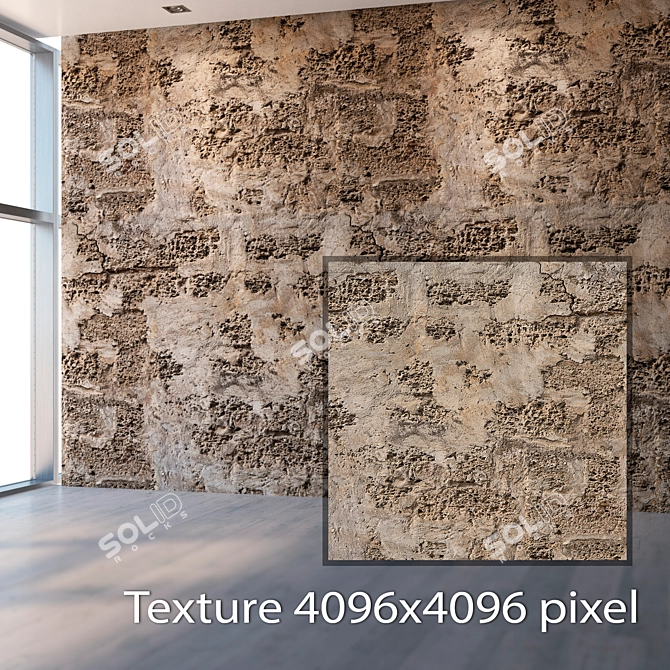 Seamless Block Texture Set 3D model image 2