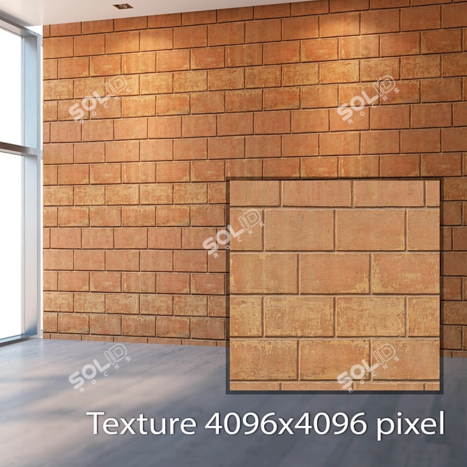 Seamless Masonry Texture Set 3D model image 2