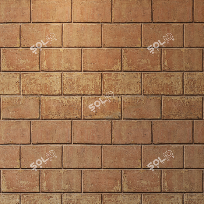 Seamless Masonry Texture Set 3D model image 3