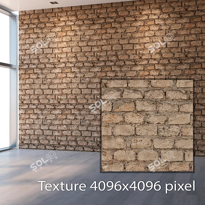 Seamless Masonry Texture | High Resolution 4096x4096 3D model image 2