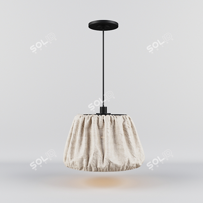 Cotton Glow: Modern Style 3D model image 1