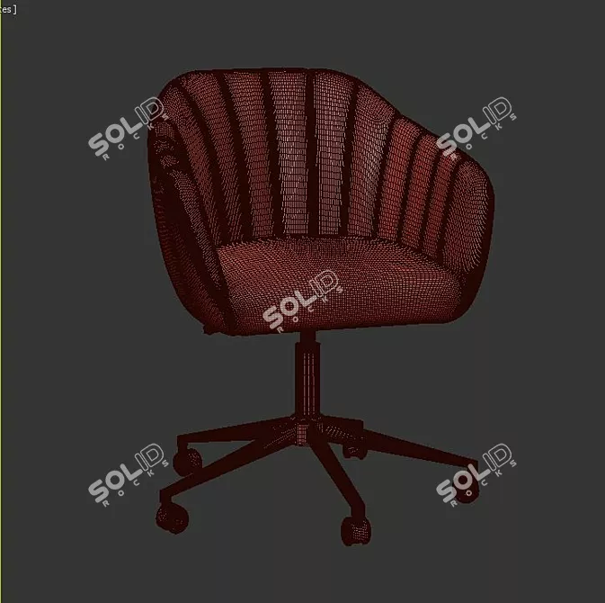 ErgoFlex Office Chair 3D model image 3