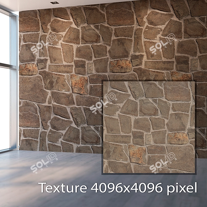 Seamless Stone Texture | High Resolution 3D model image 2