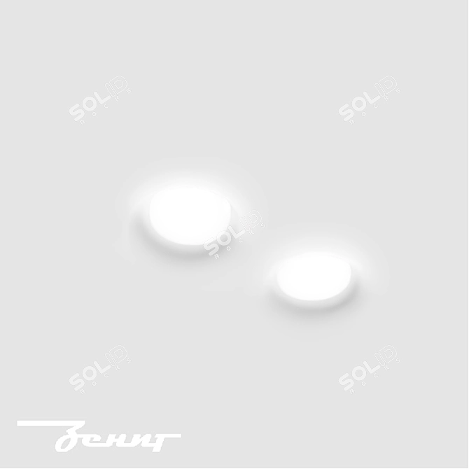 Zenit STP Built-in Plaster Light 3D model image 4