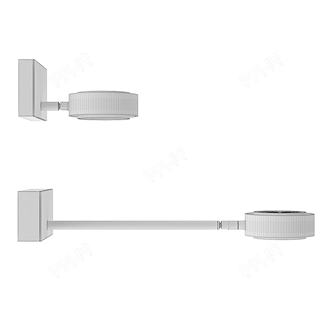 Mawa Pure Wall Lamps - Stylish & Realistic 3D model image 3