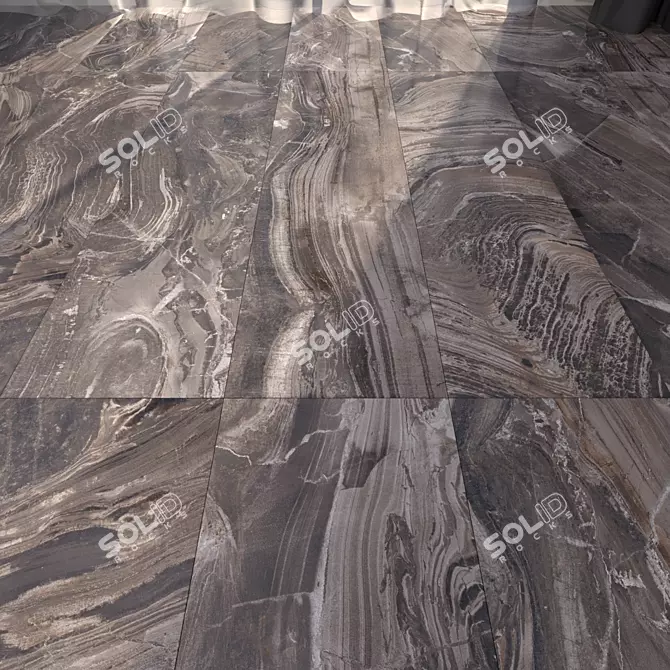 Luxury Marble Floor Tiles 3D model image 1