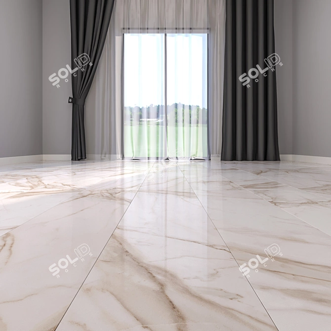 Elegant Marble Floortile Collection 3D model image 2