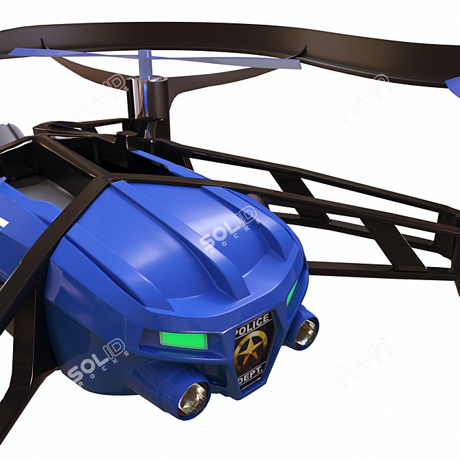 Parrot Night Swat - High-Speed LED Drone 3D model image 3