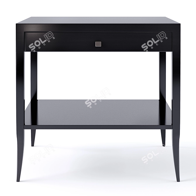 Lux Lisbon Lacquer Side Table 3D model image 1