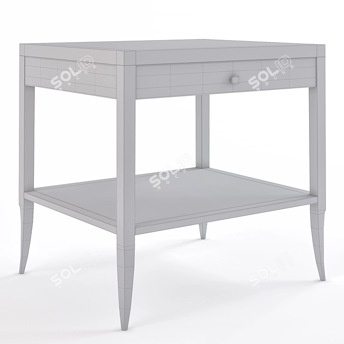 Lux Lisbon Lacquer Side Table 3D model image 3