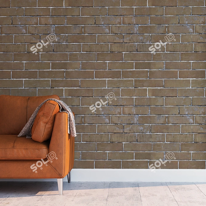 Seamless Brick Texture: High Detail 3D model image 2