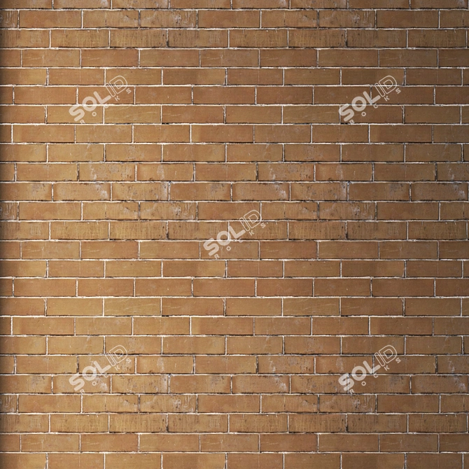 Seamless Brick Texture: High Detail 3D model image 3