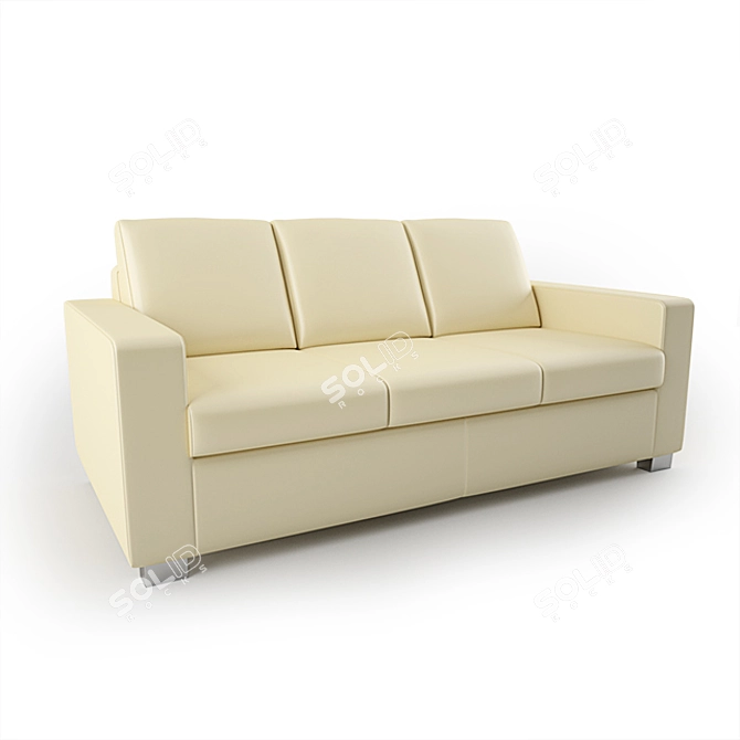 Luxury Comfort: Ora Sofa 3D model image 1