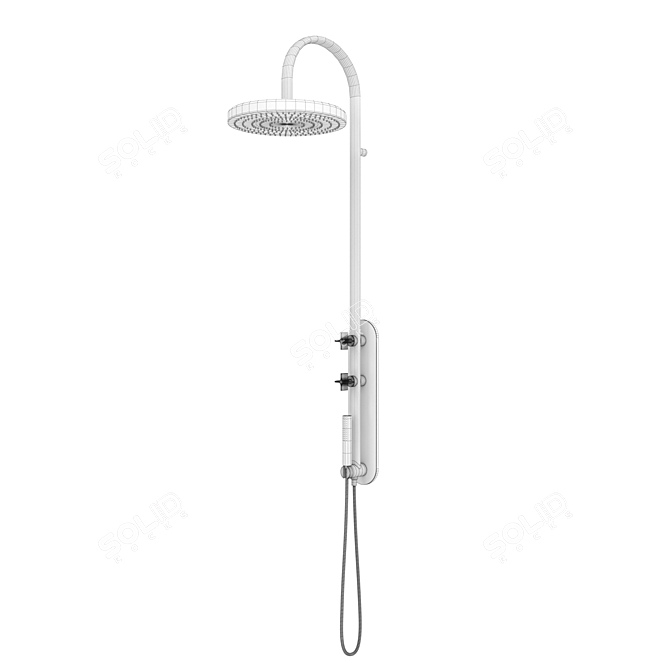 Armani Roca Baia Shower Set 3D model image 2