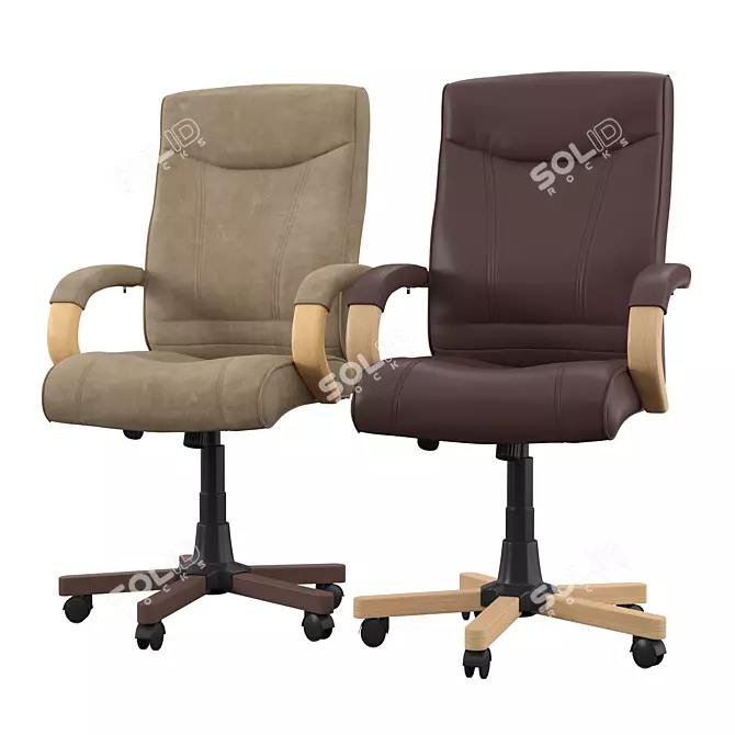 ErgoFlex Office Chair 3D model image 1