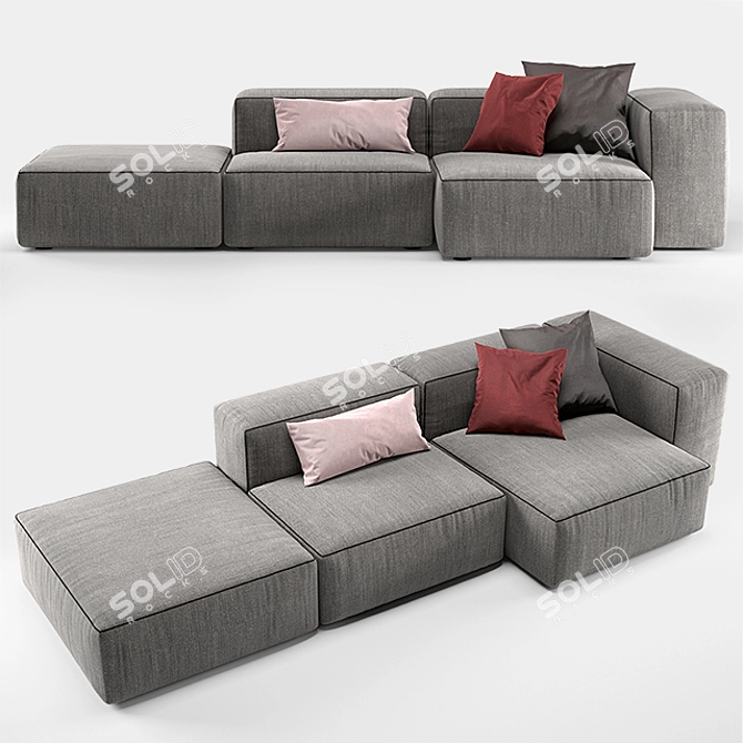 Alberta Salotti Alcazar Sofa 3D model image 1