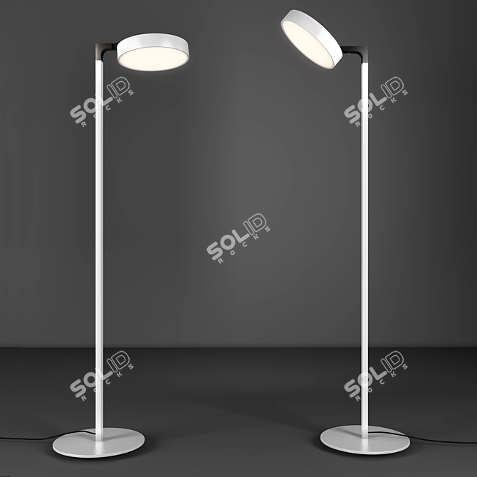 DeltaLight Supernova Stand: Versatile, Rigged Light 3D model image 1