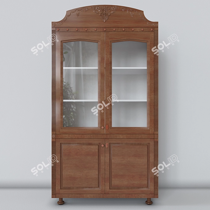 Modern Showcase Closet: 60*130*240 3D model image 1