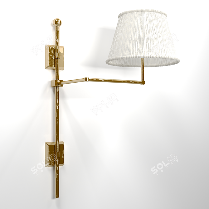 Corona-Rendered Modern Lamp Shade 3D model image 1