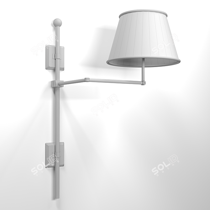 Corona-Rendered Modern Lamp Shade 3D model image 2