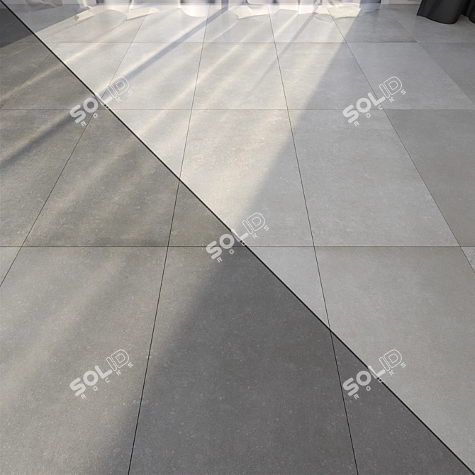 Marble Floor Tiles: HD Textured Set 3D model image 1