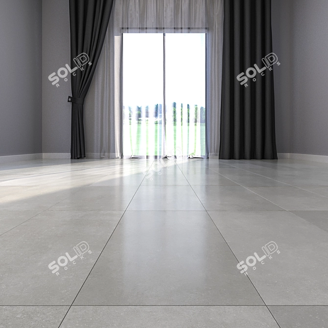 Marble Floor Tiles: HD Textured Set 3D model image 3