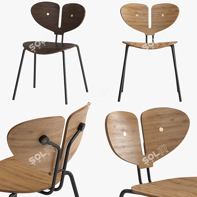 Title: Nordic Tales Moth Chair: Elegant and Versatile 3D model image 2