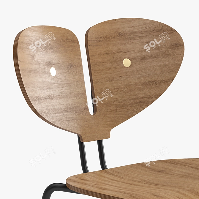 Title: Nordic Tales Moth Chair: Elegant and Versatile 3D model image 5