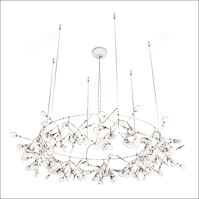 Modern Moooi Heracleum D105 Pendant 3D model image 2