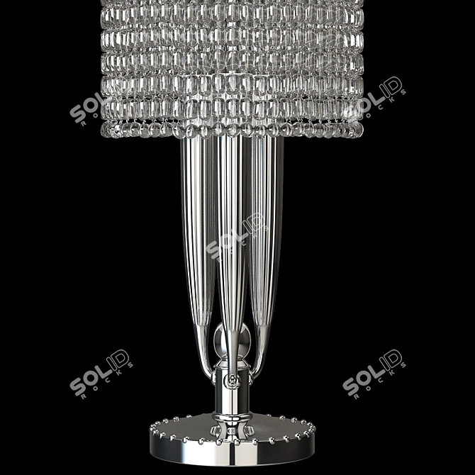 Elegant Delisle Paris Table Lamp 3D model image 2