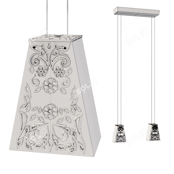 VICKY Pendant Lamp: Fabbian Beauty 3D model image 3