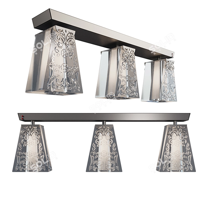 VICKY_Fabbian Ceiling Light: Stylish and Modern 3D model image 1