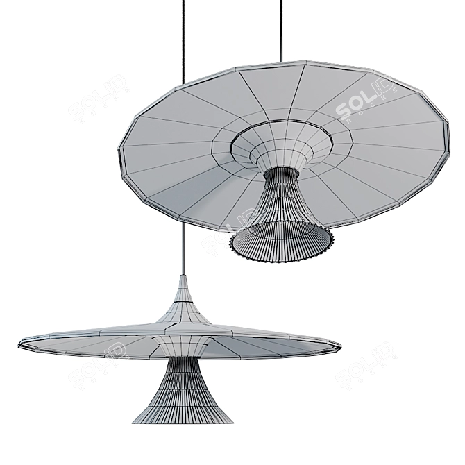 Modern Minimal Pendant Light IPNO 3D model image 2
