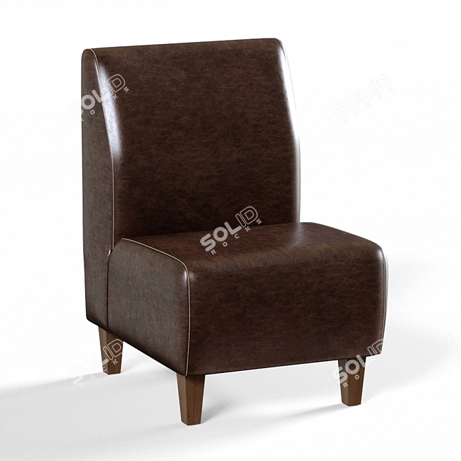 Elegant OM Satoris Chair 3D model image 1