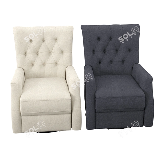 Comfort Plus Armchair 3D model image 2