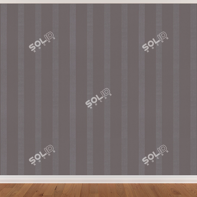 Seamless Wallpaper Set: 3 Fashionable Colors 3D model image 2