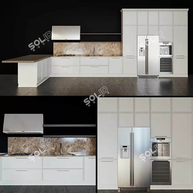 Elevate Your Kitchen with Etica Estetica 3D model image 1