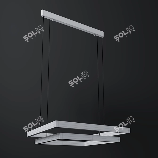 Modern Hanging Pendant Lamp 3D model image 2