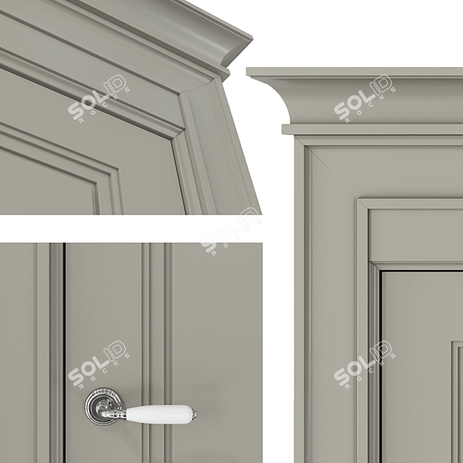 Liberty Lani Collection: Elegant & Modern Doors 3D model image 2